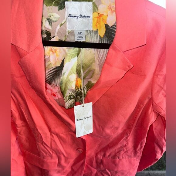 NWT TOMMY BAHAMA Poloma Coast Linen Blend Blazer Size Small - Picture 4 of 7